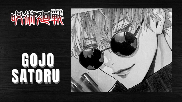 Speed Coloring Gojo Satoru Anime [Jujutsu Kaisen] BNW? Coloring sebenarnya!!