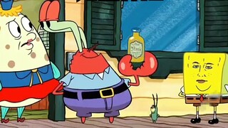 Mr. Krabs และ Mr. Puff ร่วมมือกันคิดค้นน้ำมันสากลที่สามารถทำให้ใบหน้าของ Spongebob เปล่งประกายได้