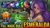 21 Kills!! Esmeralda Full Magic Damage Build - Build Top 1 Global Esmeralda ~ MLBB