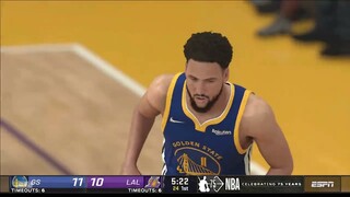 NBA2K22 FULL GAME HIGHLIGHTS  I WARRIORS AT LAKERS I I NBA Regular Season I February 12, 2022