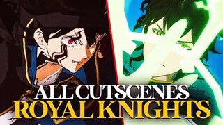 ROYAL KNIGHTS ARC ALL CUTSCENES! LANGRIS GET STOPPED & SPIRIT DIVE YUNO! (Ch.11-12) | Black Clover M