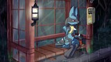 [Pokémon] Gia đình Lucario chờ chuyến xe buýt cuối cùng