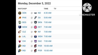 NBA Picks | December 5, 2022 | Philippine Time | Pinoy Sports Picks