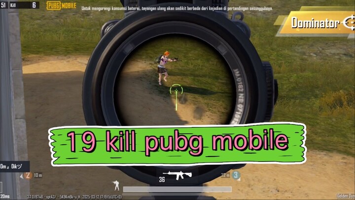 19 KILL !!! Hard mode PUBG MOBILE