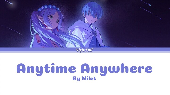 Sousou No Frieren Ending Song - Anytime Anywhere Full Lyrics ROM/IND