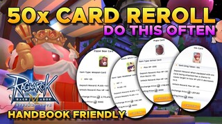 ANOTHER 50 CARD REROLLS HOPING FOR NEW UNLOCKS - RAGNAROK MOBILE