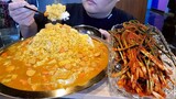 오뚜기카레라이스(프랑크,리챔) + 파김치 주말요리먹방 MUKBANG