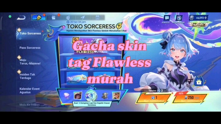 Tips Gacha Skin Flawless Murah Xiao Qiao " Manga Sorceress " di Honor of Kings ( HOK)