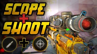 BEST WAY TO SNIPE! (HOW TO SNIPE FASTER) | HOW TO USE SCOPE + SHOOT in Call of Duty Mobile