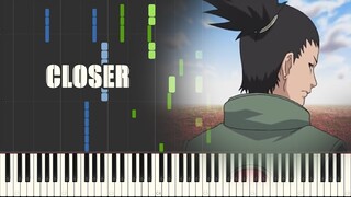 Naruto: Shippuuden Opening 4 - CLOSER (Piano Synthesia)