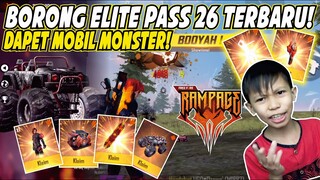 BORONG SEMUA ELITE PASS 26! KEREN KEREN BANGET SKINNYA! - GARENA FREE FIRE INDONESIA