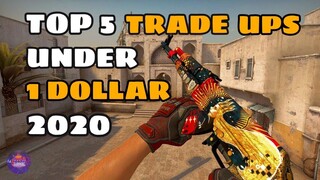 CSGO TOP 5 TRADE UPS UNDER $1 | Profitable Trade-ups 2020 | elsu