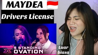 MAYDEA - DRIVERS LICENSE I  X Factor Indonesia 2021 I FILIPINA REAKSI