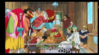 momen kocak luffy makan sambil tidur 😅