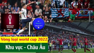 Tin bóng đá kết quả vòng loại world cup 2022 khu vực châu âu, Bảng xếp hạng A B C D F I