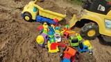 Mencari Mainan Truk Pasir, Dump Truk, Mobil Derek, Bulldozer, Excavator