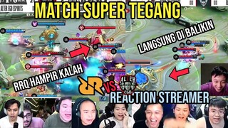 EPIC COMEBACK RRQ DI LUAR NALAR!! REACTION STREAMER RRQ VS ALTER EGO MPL ID SEASON 10