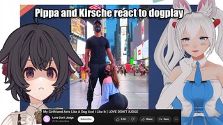 Vtubers react to dog gf