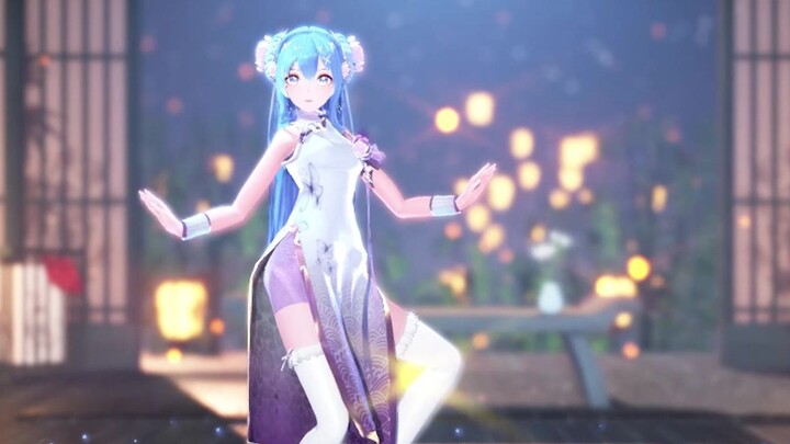 [Miku/MMD] Sườn xám hoa đào [thay đổi phong cách REM Hatsune Miku-gunhua trà xuân]