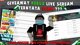 DAPETIN ROBUX HANYA TINGGAL TONTON LIVE STREAM ??? APAKAH BENAR / SCAM ??? -Roblox Indonesia