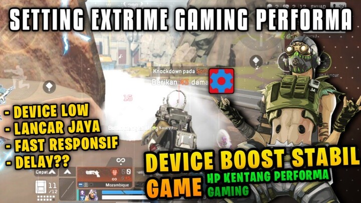 SETTING STABIL APEX LEGENDS Lock Gaming Performa Stabil - ❌ Lag & Fix frame Drop, Support All Device