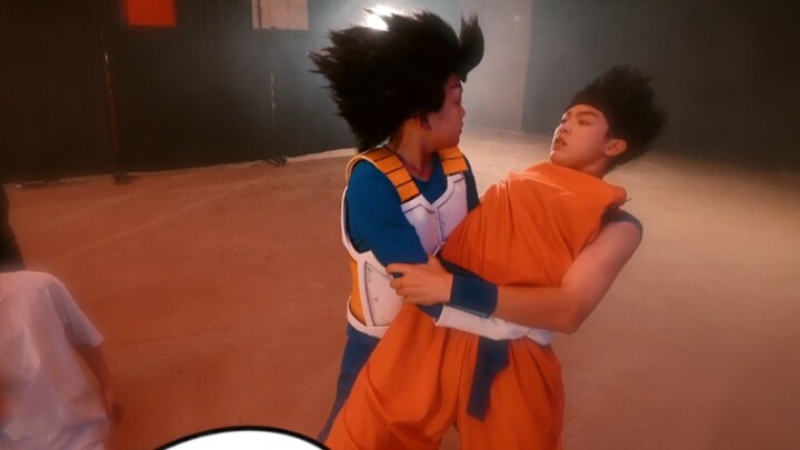 [Xiaopang-Jiang Zongxuan] Goku & Vegeta "Pre-fusion" di balik layar (penonton tertawa seperti angsa)