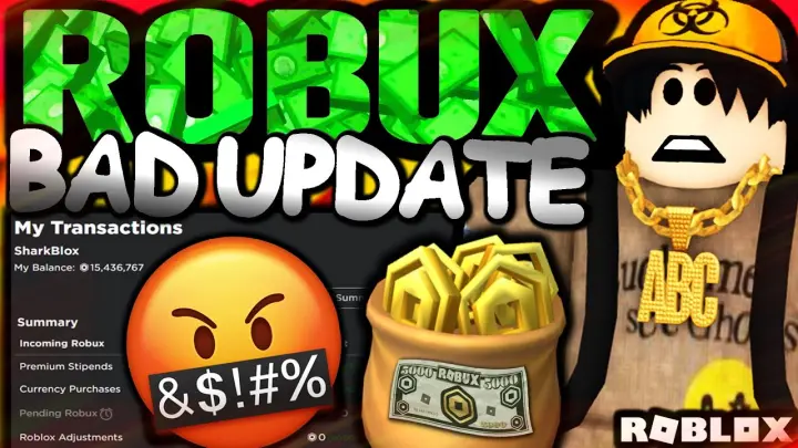 I HATE THIS ROBUX UPDATE!