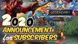 SEIYA CG BIG ANNOUNCEMENT IN THIS YEAR 2020 | KARRIE GAMEPLAY | Mobile Legends