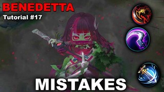 BENDETTA TUTORIAL #17 | MISTAKES | MOBILE LEGENDS