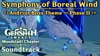 Symphony of Boreal Wind — Andrius Boss Theme: Phase II | Genshin Impact OST: Mondstadt Chapter