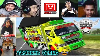 Reaksi Obit & Bagasi id Menjadi Supir Truk Bar - Bar, TRUKNYA OLENG!!! 😂 | BUSSID MOD Indonesia