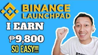 Paano Ako Kumita Ng P4,800 Sa Binance Launchpad Tutorial Step By Step