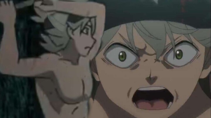 Asta shows his determination.