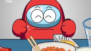 [Among Us] Animation | Convenience Store Food Mukbang