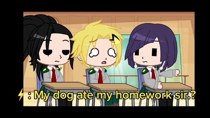 Students Excuses For Not Doing Their Homework (My Hero Academia)🍀Late San Patrick's Day Special🍀