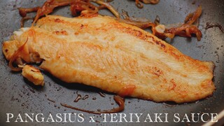 #115 ปลาดอลลี่ ซอสเทริยากิ  ทำอาหารคลีนกินเองง่ายๆ grilled pangasius with teriyaki sauce