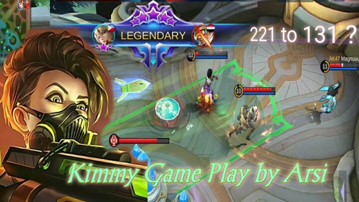 KIMMY NERF? 2-2-1 ROTATION GAME PLAY by Arsi | Mobile Legends Bang Bang