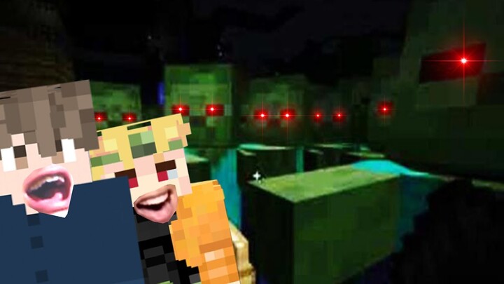 จะรอดไหม !!! Minecraft เอาชีวิตรอด 1 ชั่วโมงจากซอมบี้ 100,000 ตัว !!!!