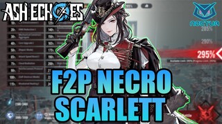 Seed 0 Necro Scarlett Destroy Joint Training 295% | Ash Echoes