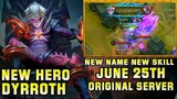 New Hero Dyrroth Gameplay - Mobile Legends Bang Bang
