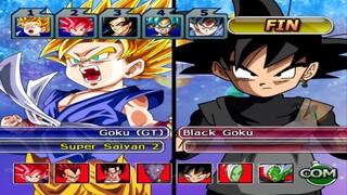 TEAM GOKU VS TEAM BLACK EN DRAGON BALL Z BUDOKAI TENKAICHI 3 ISO MODS LATINO SUPER & GT GAMEPLAY HD