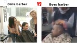 Girls barber VS Boys barber