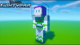 Minecraft Tutorial: How To Make A Buzz Lightyear Statue "Lightyear Movie"