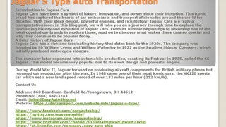 Jaguar S Type Auto Transportation
