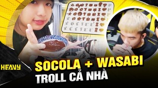 Na Làm Socola Trộn Wasabi Cho Cả Nhà Ăn, Phản Ứng Của Mọi Người Thế Nào ? | HEAVY NA GÂY MÊ