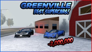 Greenville Revamp BEST SUPERCARS! || Roblox Greenville