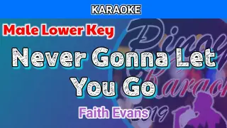 Never Gonna Let You Go by Faith Evans (Karaoke : Male Lower Key)