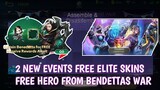 New events free hero and free elite skins Double 11 diamond vault in mobile legends