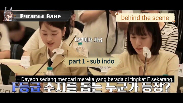 pyramid game - behind the scene part 1 sub indo [ pembacaan naskah ]