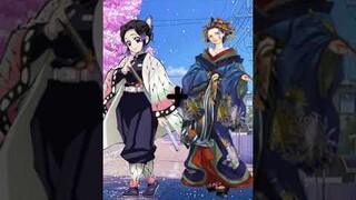 Demon Slayer Characters as a Oiran #shorts #whoisstrongest